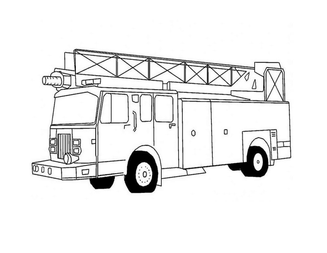 5 Fun Fire Truck Coloring Pages To Print Now - Free Printable Coloring 